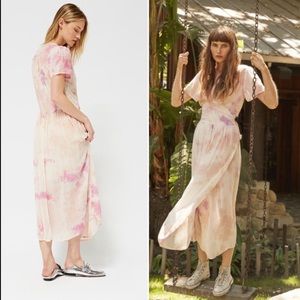 LACAUSA pantry wrap maxi dress